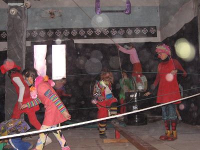 Le spectacle du Circo Salta Violetta( les petits)